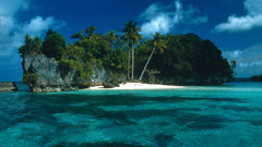 Island paradise nature Landscapes