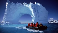 Islands Antarctica icebergs