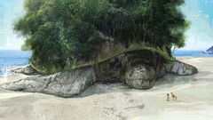 Islands Beaches turtles artwork