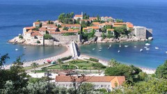 Islands Budva Sv Stefan jadran sea