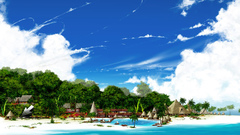 Islands computer graphics skyscapes