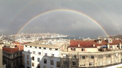 Istanbul bosphorus rainbows