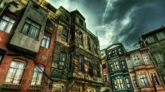 Istanbul houses urban HDR Photography balat