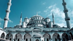 Istanbul mosques grand HDR Photography