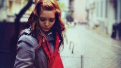 Istanbul winter woman