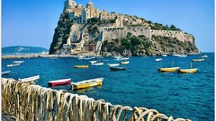 Italy castle castello aragonese ischia