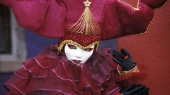 Italy costume Venetian masks head dress