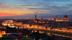 Italy Florence cityscapes ponte vecchio