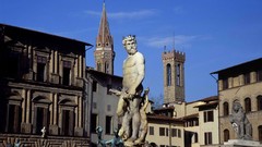 Italy fountain Neptune Florence