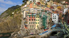 Italy houses riomaggiore cinque terre