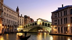 Italy venice canal grand