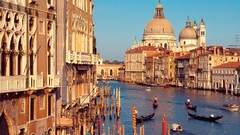 Italy venice canal grand
