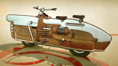 Ixlrlxi Motorcycles dieselpunk retrofuture