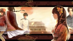 Japan anime girls axis powers hetalia multiscreen Kiku Honda