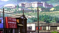 Japan Anime school town view neon genesis evangelion Rebuild of 