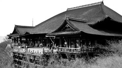 Japan Asia Kyoto monochrome historic