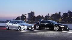 Japan cars Lexus stance Lexus LS460 2012