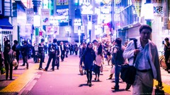 Japan cities cityscapes Shibuya