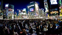 Japan cities cityscapes Shibuya