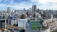 Japan cities cityscapes Shibuya