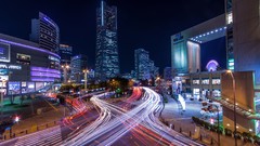 Japan City Lights cityscapes yokohama