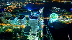 Japan City Lights cityscapes yokohama city night Minato Mirai 21