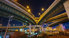 Japan cityscapes osaka city night