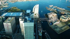 Japan cityscapes yokohama city skyline Minato Mirai 21