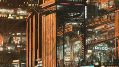 Japan clouds Trees urban