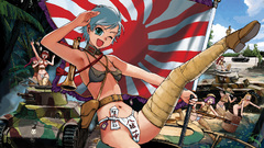 Japan ecchi Fighting funny