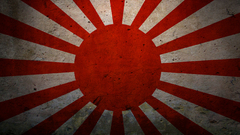 Japan Flags Rising Sun