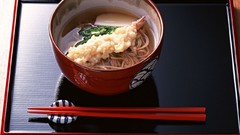 Japan food soup noodles chopsticks bowls japan views