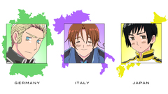 Japan germany Italy Anime