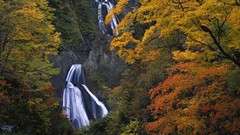 Japan Hokkaido waterfalls