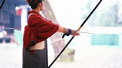Japan Japanese asians archery Japanese clothes
