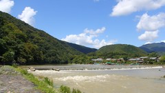 Japan Kyoto blue skies