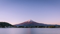 Japan morning Fuji lakes mount fuji
