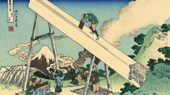 Japan paintings mount fuji