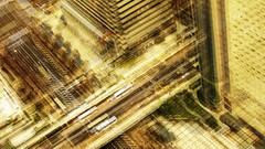 Japan Skyscrapers cars traffic streets cityscapes artwork 