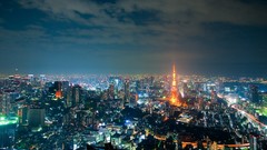 Japan Skyscrapers Tokyo Asia buildings asians cityscapes asian 