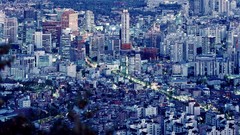 Japan Skyscrapers Tokyo Asia Seoul buildings cityscapes south 