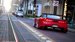 Japan streets Honda cars