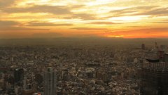 Japan sunrise cities