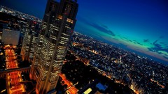 Japan Tokyo cityscapes city night