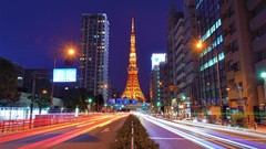 Japan Tokyo cityscapes Tokyo Tower city night