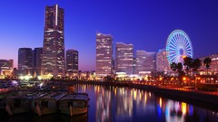 Japan Tokyo cityscapes yokohama city night