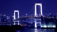 Japan Tokyo night Bridges