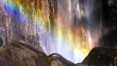 Japan waterfalls rainbows