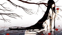 Japanese anime girls soft shading