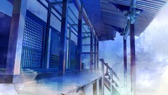 Japanese architecture scenic pixiv